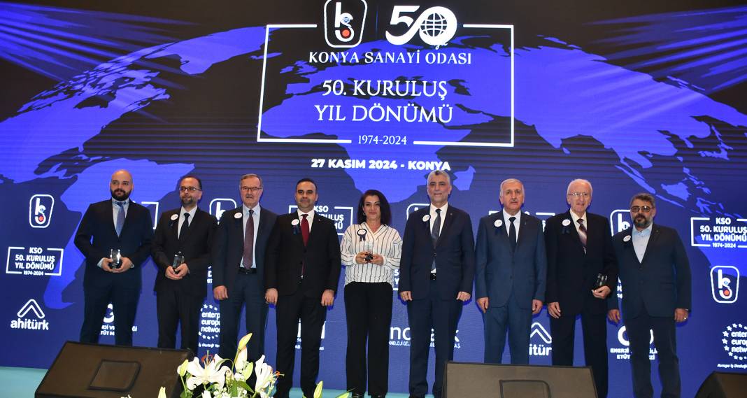 Konya Sanayi Odası'nda 40. ve 50. yılını tamamlayan firmalar 13